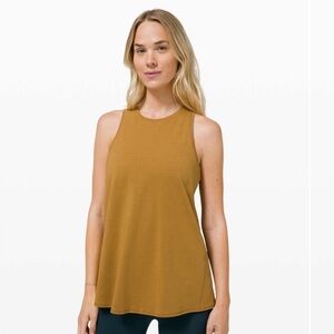 Lululemon Athletica All Tied Up Tank Top Size 8 / Medium Spiced Bronze
